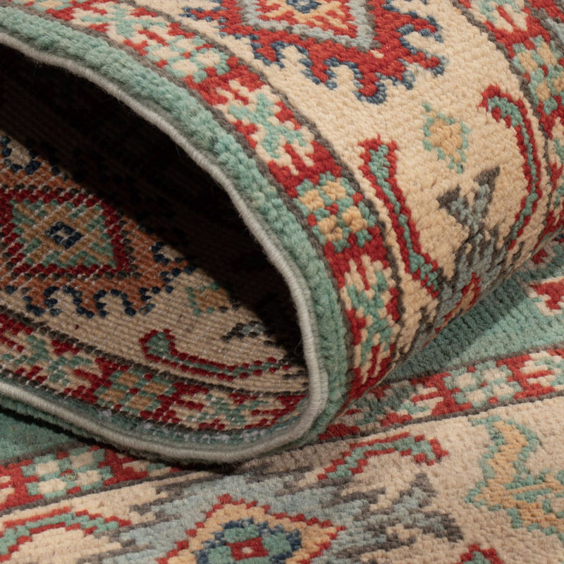 Dywan Ziegler - Kazak - 123 x 82 cm - turkusowy