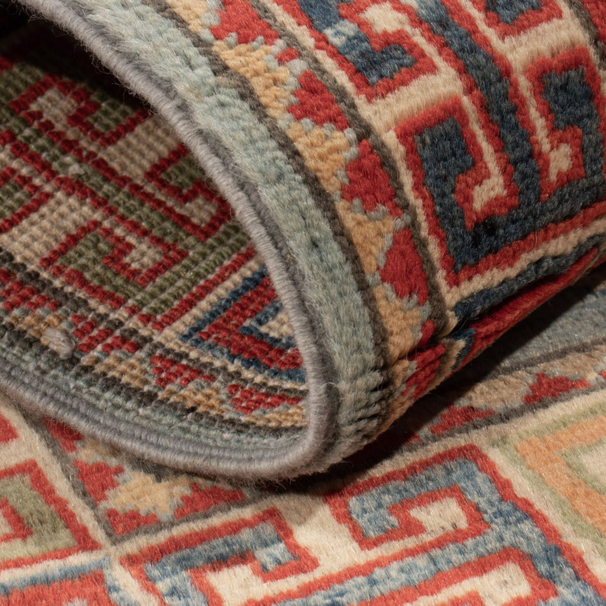 Dywan Ziegler - Kazak - 91 x 62 cm - jasnoniebieski