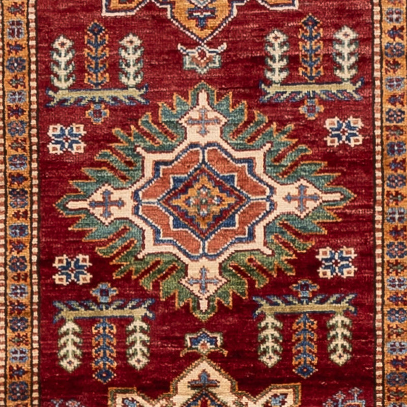 Biegacz Dywan Ziegler - Kazak - 396 x 84 cm - czerwony