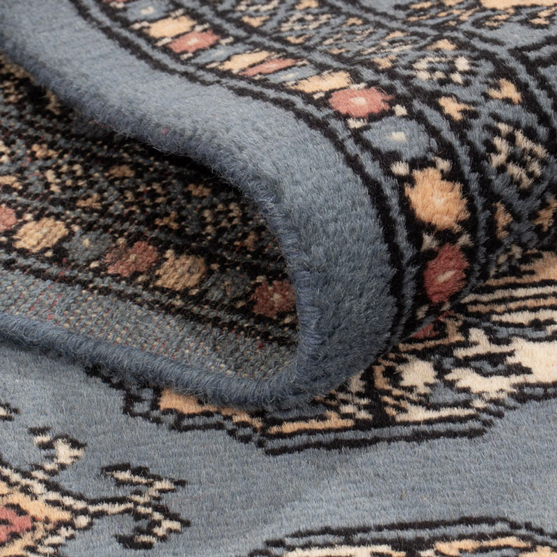 Dywan pakistański - 183 x 124 cm - niebieski