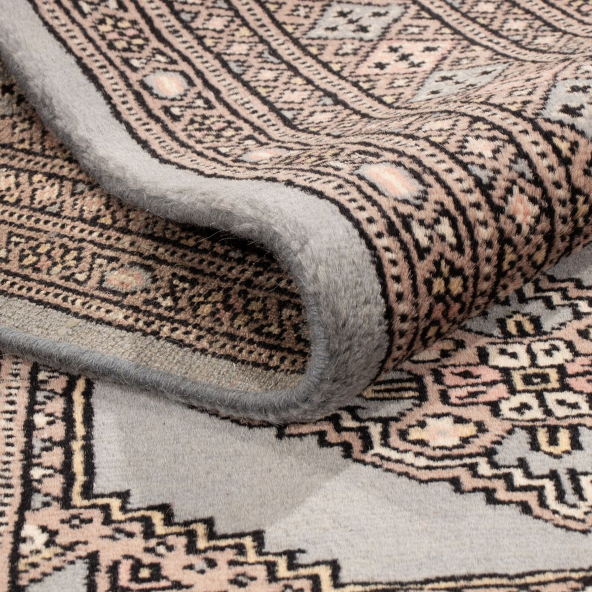 Dywan pakistański - 181 x 124 cm - jasnoniebieski