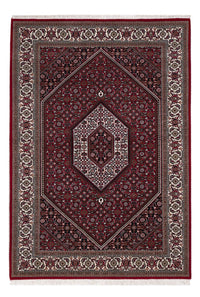 Orientalny dywan - Bijar - Indus - 183 x 127 cm - ciemny beż
