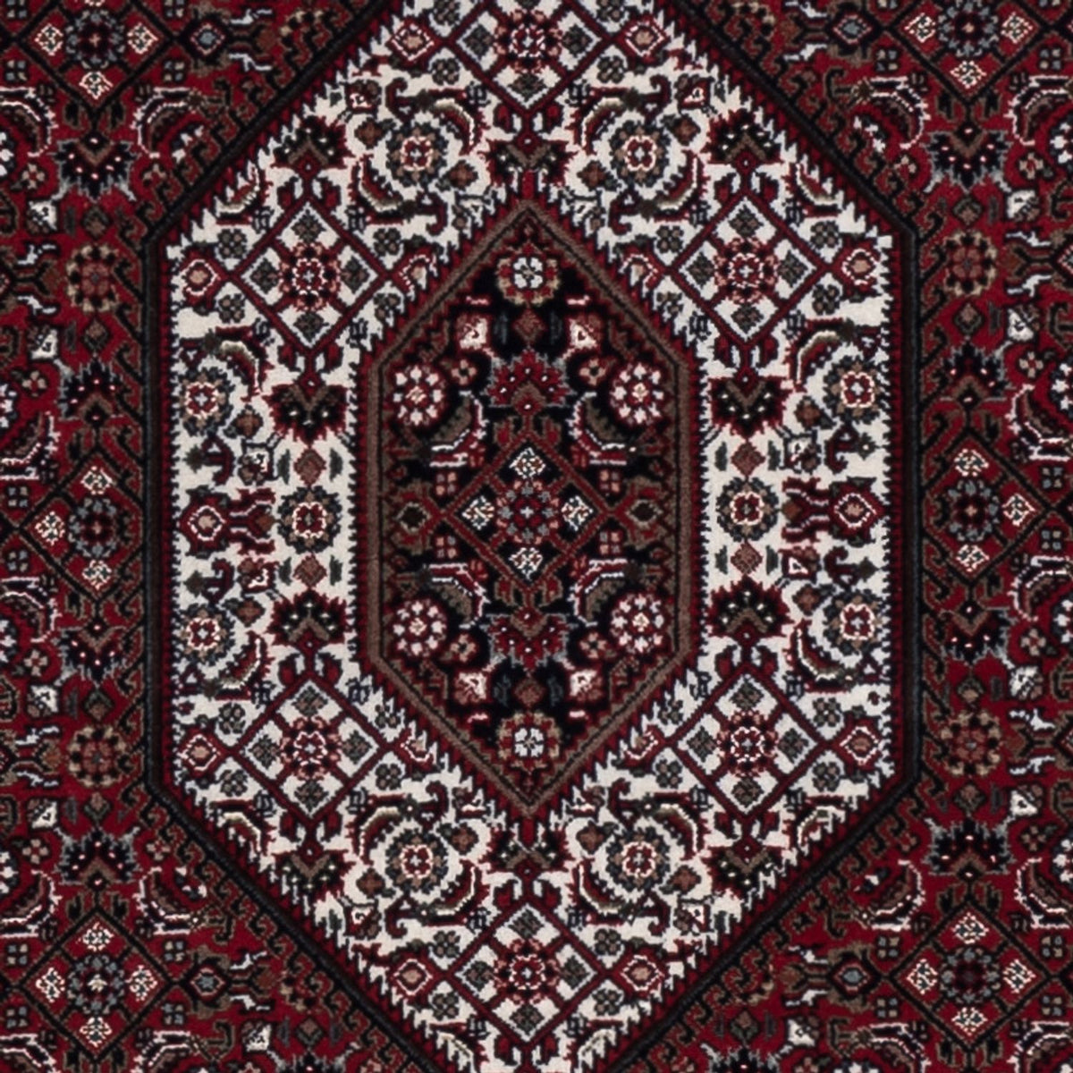 Orientalny dywan - Bijar - Indus - 185 x 122 cm - ciemny beż