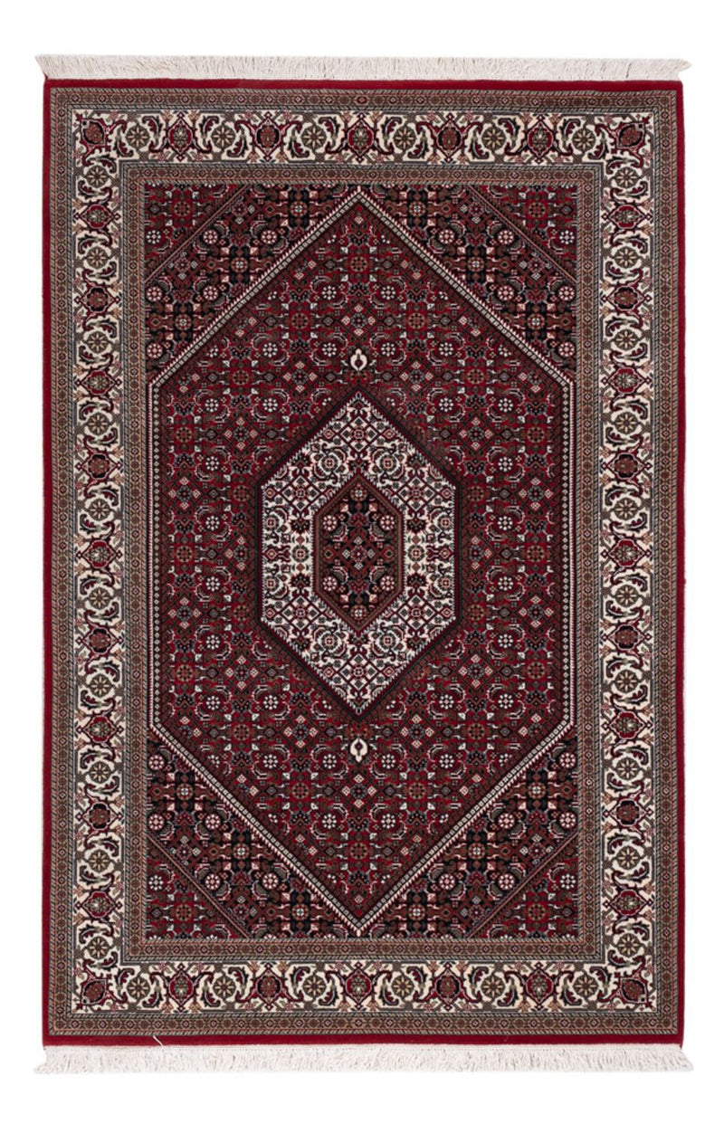 Orientalny dywan - Bijar - Indus - 182 x 122 cm - ciemny beż