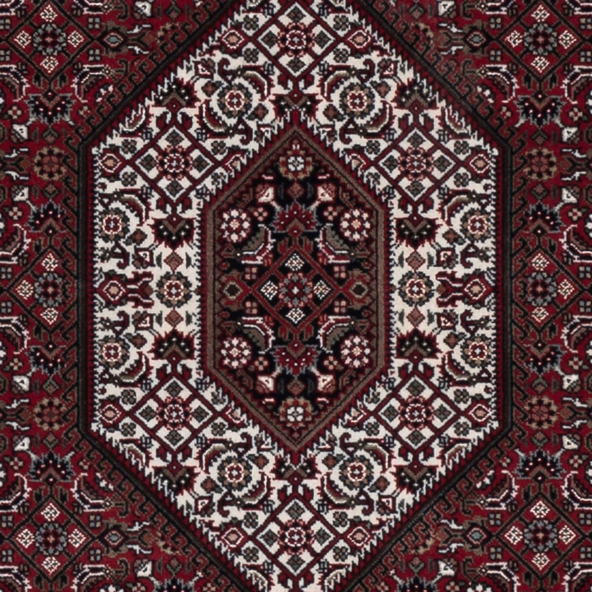 Orientalny dywan - Bijar - Indus - 182 x 122 cm - ciemny beż