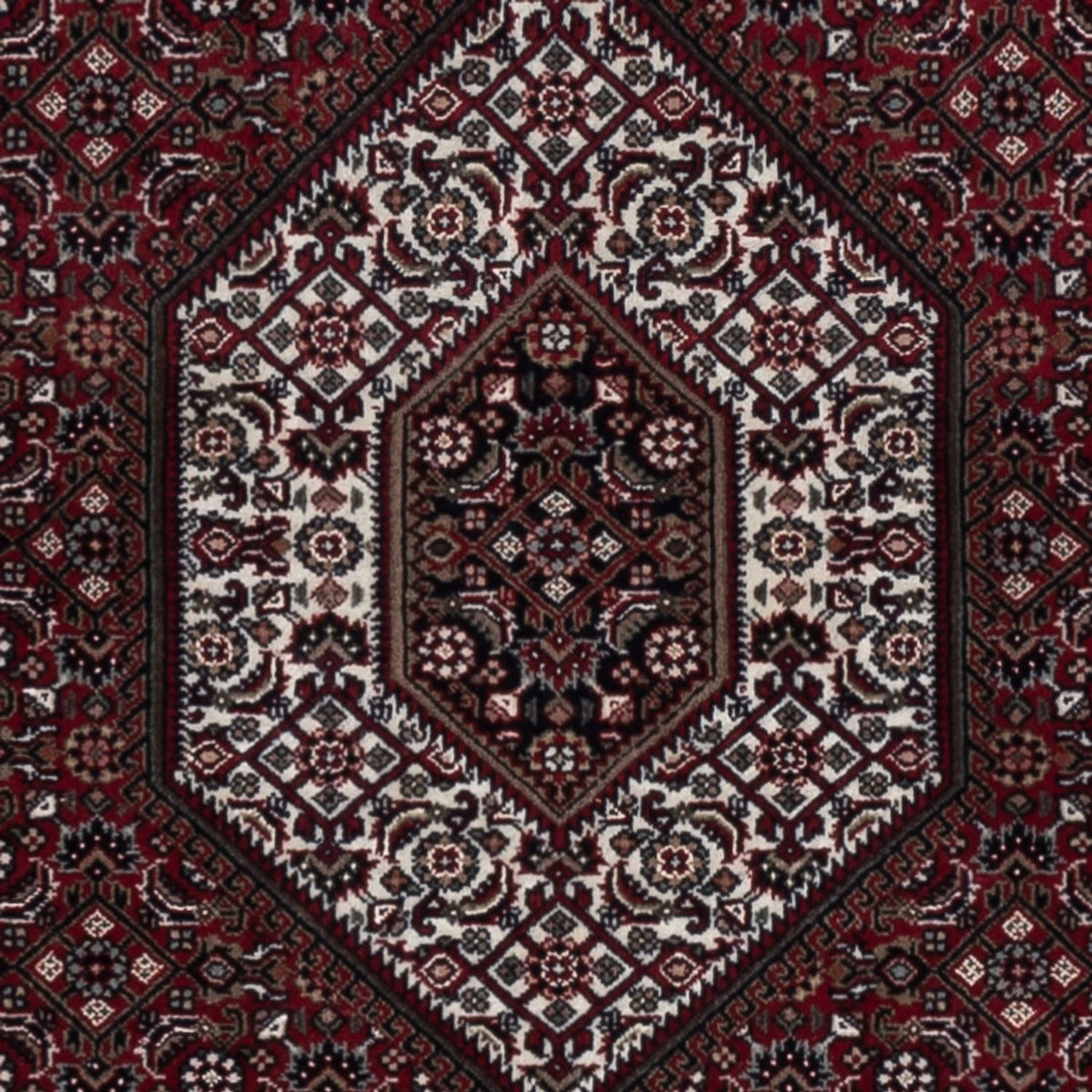 Orientalny dywan - Bijar - Indus - 184 x 122 cm - ciemny beż