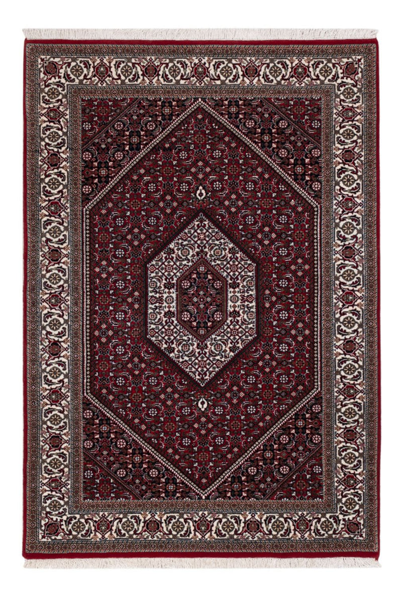Orientalny dywan - Bijar - Indus - 182 x 123 cm - ciemny beż