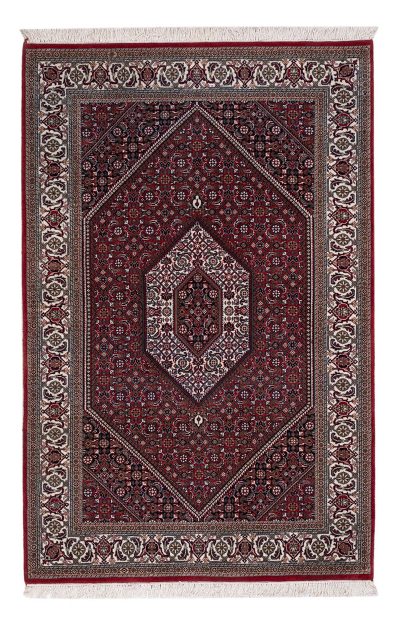 Orientalny dywan - Bijar - Indus - 184 x 121 cm - ciemny beż