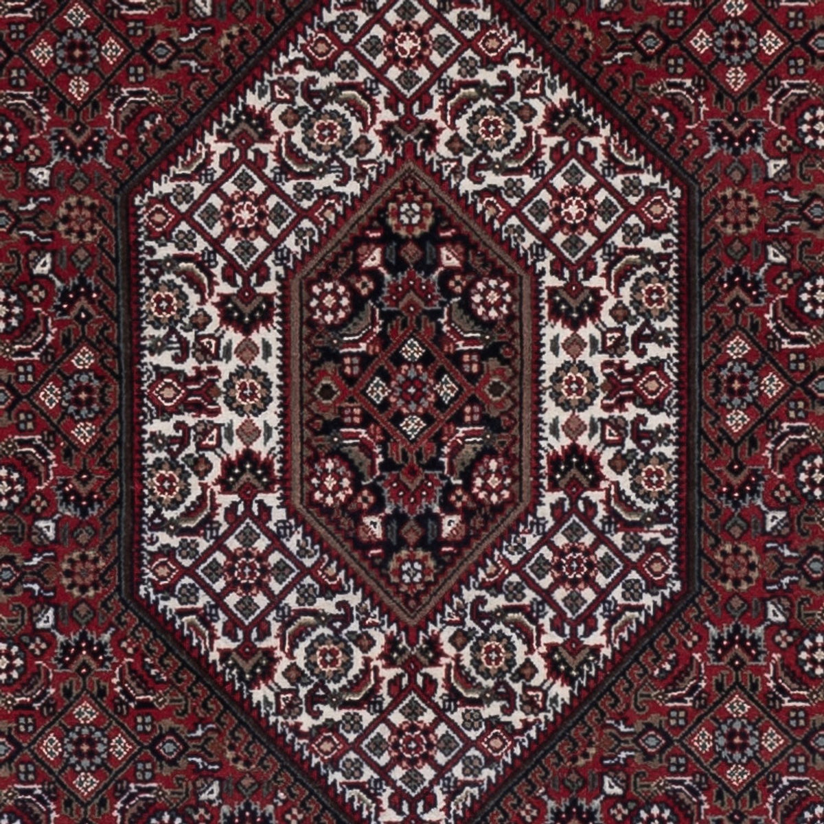 Orientalny dywan - Bijar - Indus - 184 x 121 cm - ciemny beż
