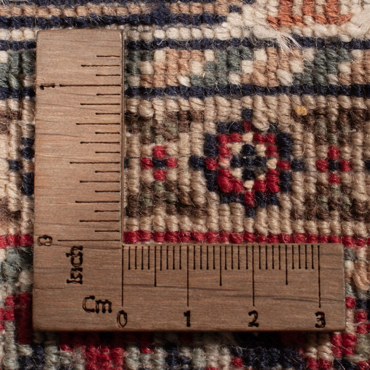 Orientalny dywan - Bijar - Indus - 179 x 122 cm - ciemny beż