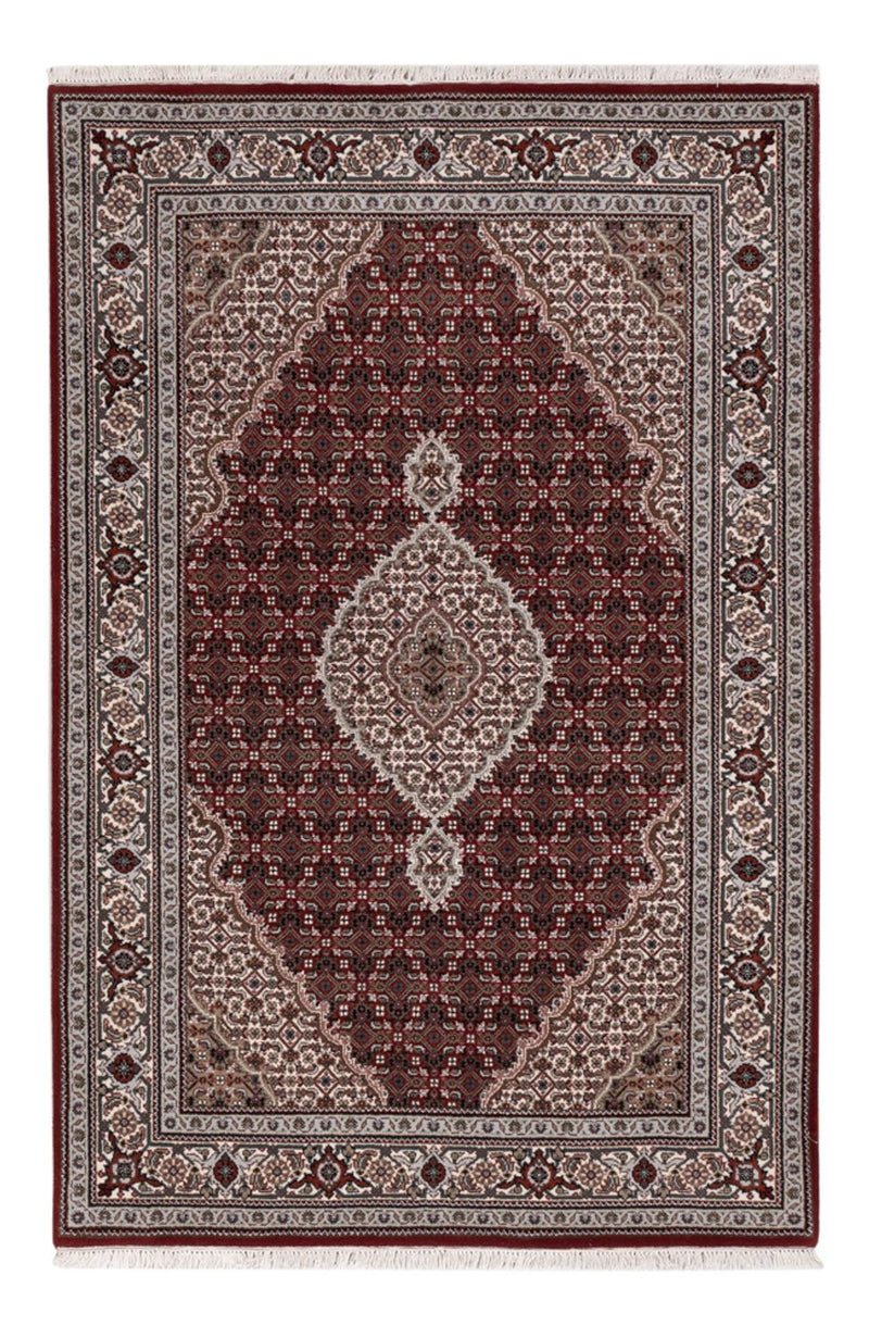 Dywan orientalny - Tabriz - 186 x 124 cm - ciemny beż