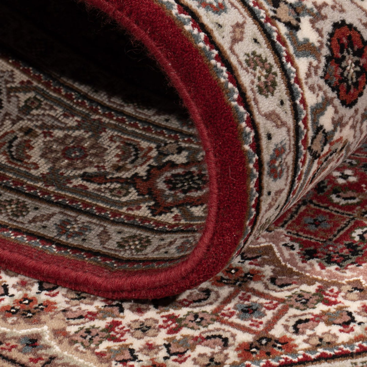 Dywan orientalny - Tabriz - 186 x 124 cm - ciemny beż