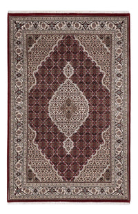 Dywan orientalny - Tabriz - 187 x 123 cm - ciemny beż