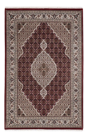 Dywan orientalny - Tabriz - 187 x 123 cm - ciemny beż