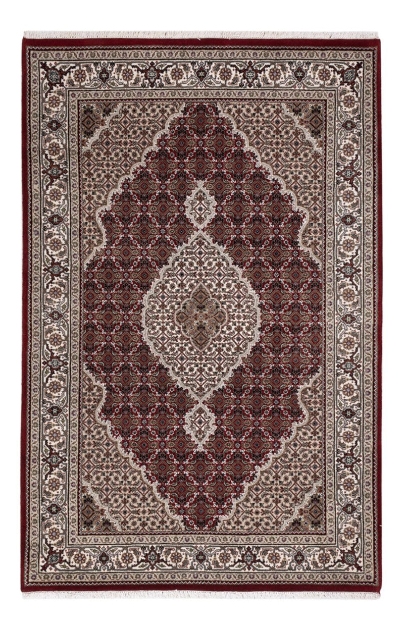 Dywan orientalny - Tabriz - 187 x 123 cm - ciemny beż