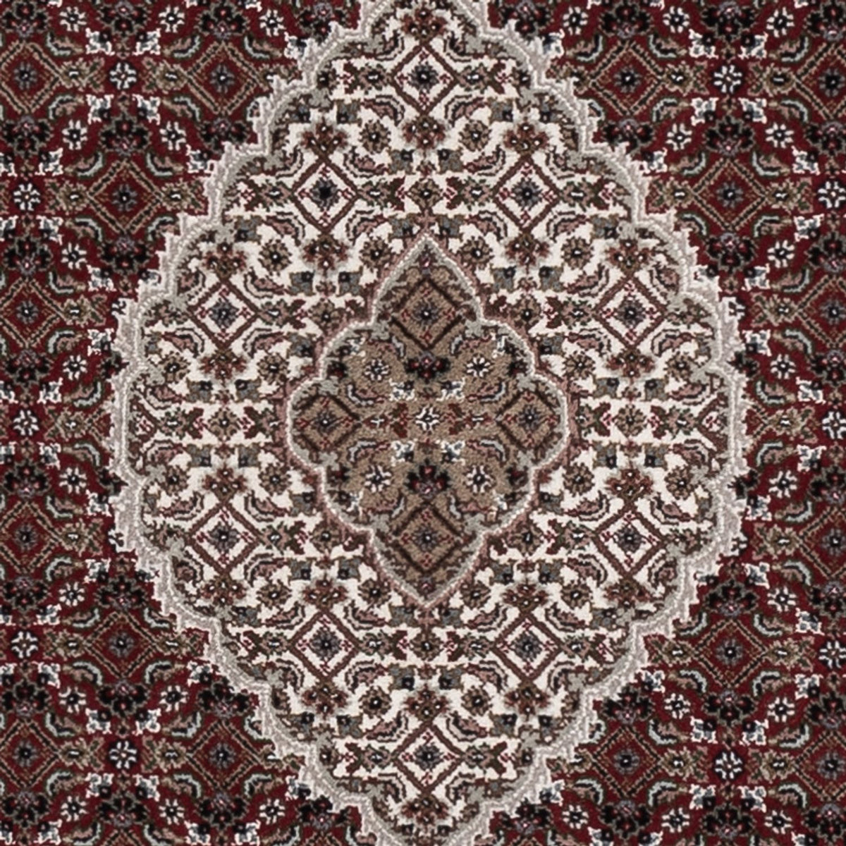Dywan orientalny - Tabriz - 187 x 123 cm - ciemny beż