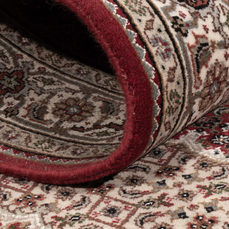 Dywan orientalny - Tabriz - 187 x 123 cm - ciemny beż