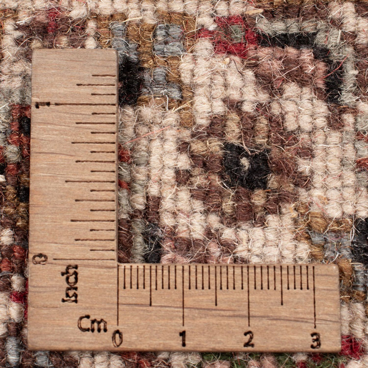 Dywan orientalny - Tabriz - 187 x 123 cm - ciemny beż