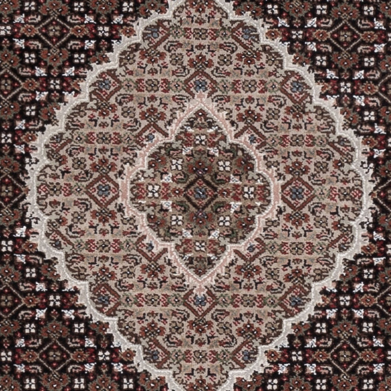 Dywan orientalny - Tabriz - 184 x 127 cm - ciemny beż