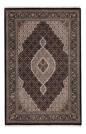Dywan orientalny - Tabriz - 184 x 120 cm - ciemny beż