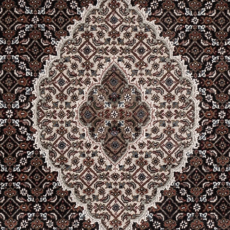 Dywan orientalny - Tabriz - 184 x 120 cm - ciemny beż