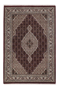 Dywan orientalny - Tabriz - 186 x 124 cm - ciemny beż
