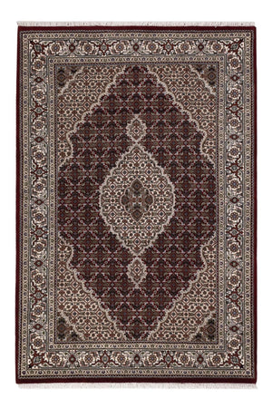 Dywan orientalny - Tabriz - 186 x 124 cm - ciemny beż