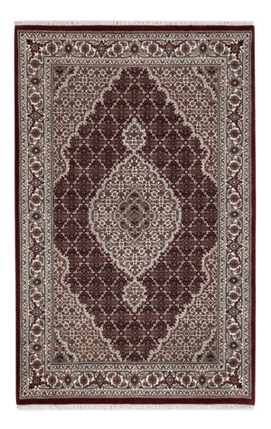 Dywan orientalny - Tabriz - 183 x 119 cm - ciemny beż