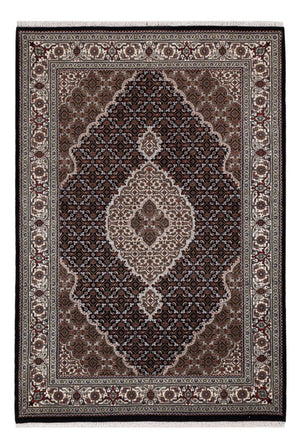 Dywan orientalny - Tabriz - 185 x 125 cm - ciemny beż