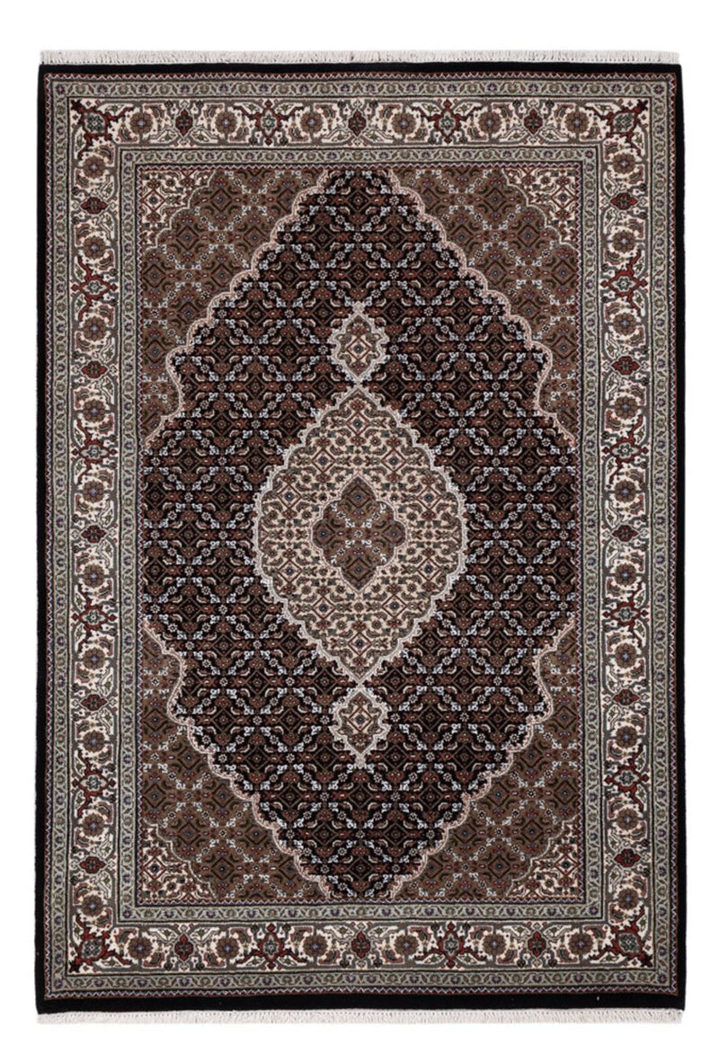 Dywan orientalny - Tabriz - 185 x 125 cm - ciemny beż