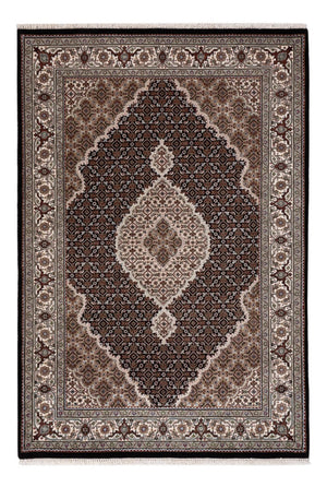 Dywan orientalny - Tabriz - 184 x 124 cm - ciemny beż
