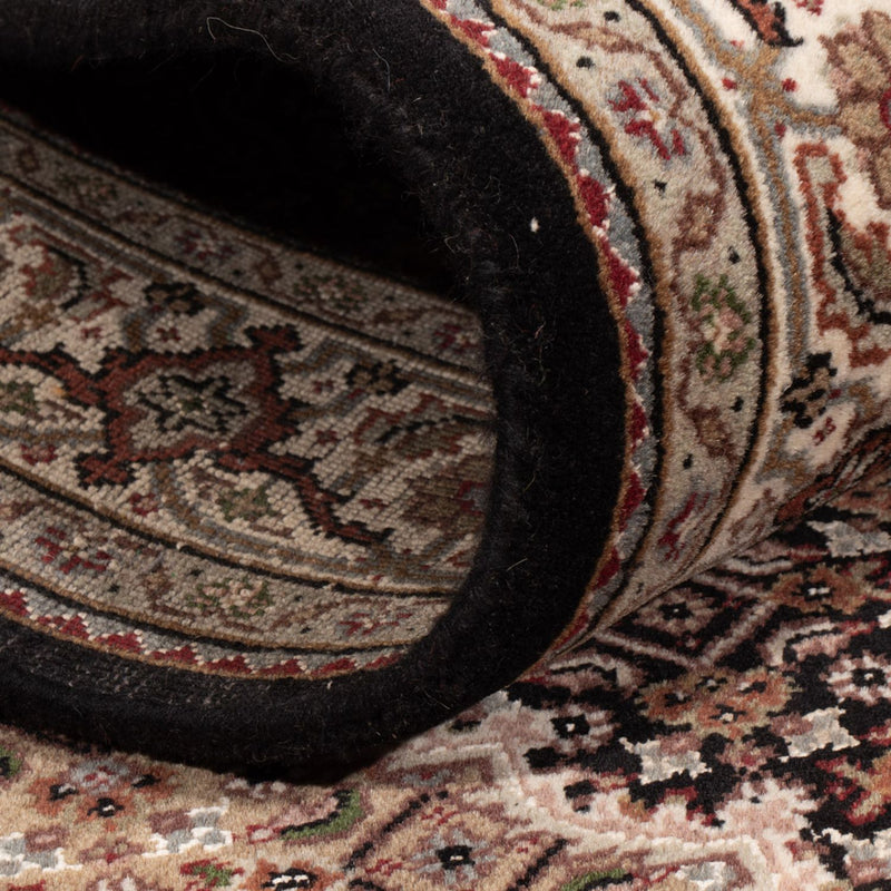 Dywan orientalny - Tabriz - 184 x 124 cm - ciemny beż