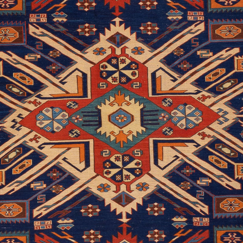 Dywan Kelim - Orientalny - Soumak - 299 x 214 cm - wielokolorowy