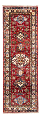 Biegacz Dywan Ziegler - Kazak - 245 x 77 cm - czerwony