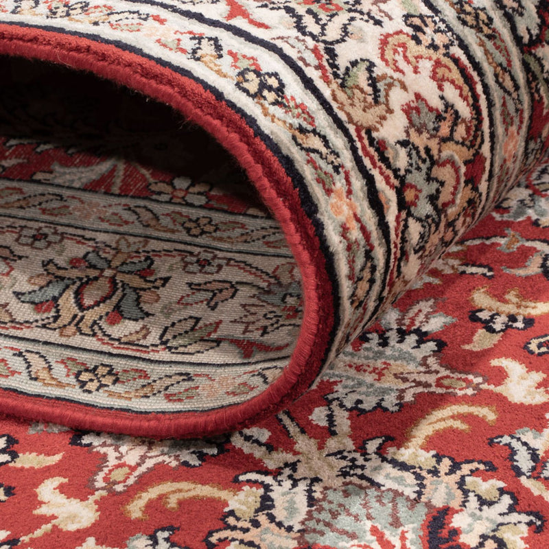 Biegacz Jedwabny dywan - Kashmir Silk - 363 x 79 cm - czerwony