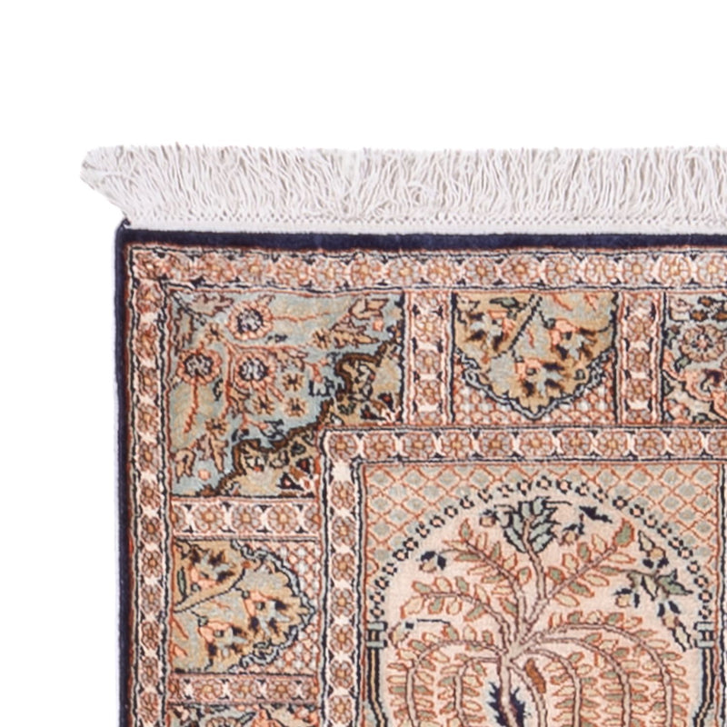 Biegacz Jedwabny dywan - Kashmir Silk - 236 x 80 cm - ciemny beż