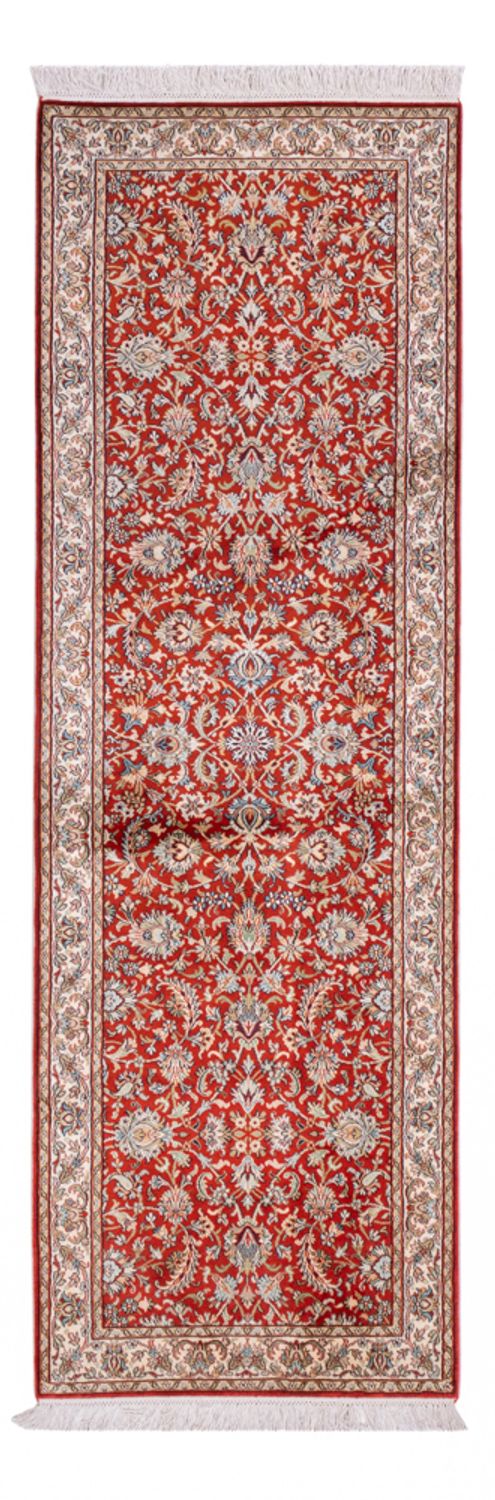 Biegacz Jedwabny dywan - Kashmir Silk - 241 x 76 cm - czerwony