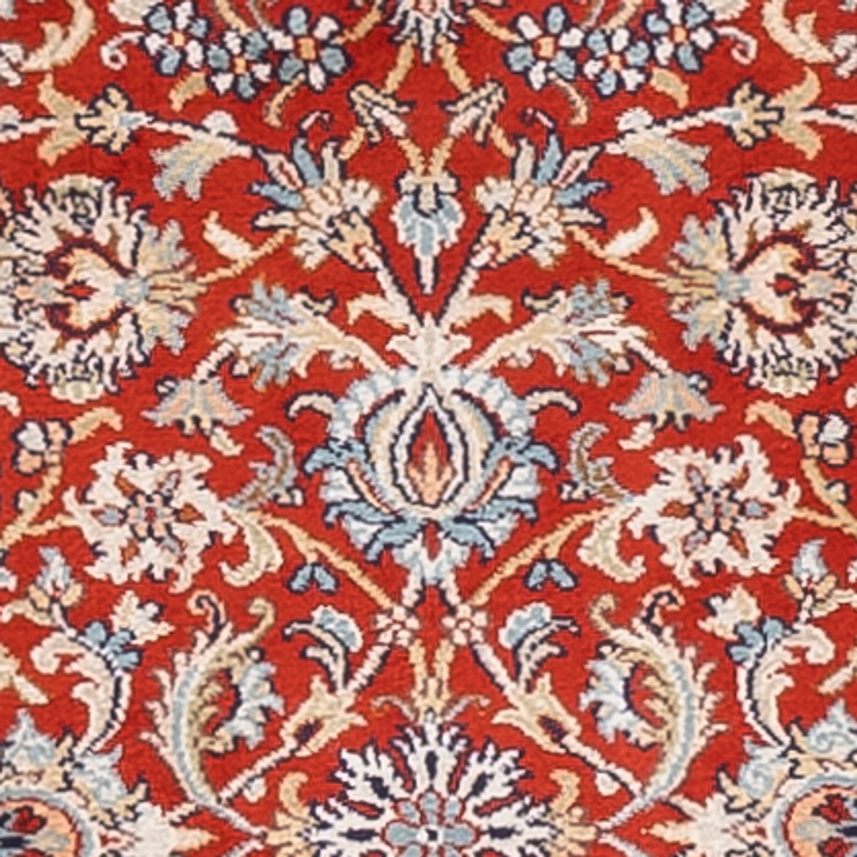 Biegacz Jedwabny dywan - Kashmir Silk - 241 x 76 cm - czerwony