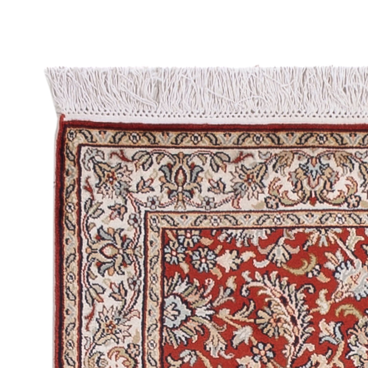 Biegacz Jedwabny dywan - Kashmir Silk - 241 x 76 cm - czerwony
