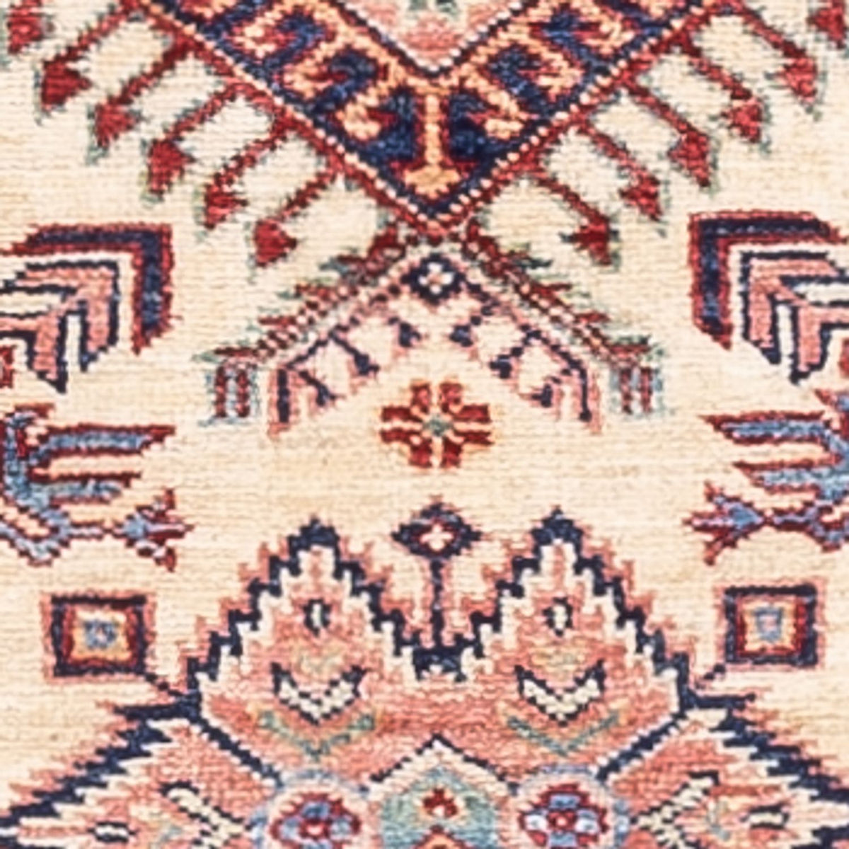 Biegacz Dywan Ziegler - Kazak - 207 x 74 cm - beżowy