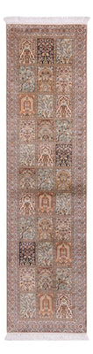 Biegacz Jedwabny dywan - Kashmir Silk - 304 x 79 cm - ciemny beż