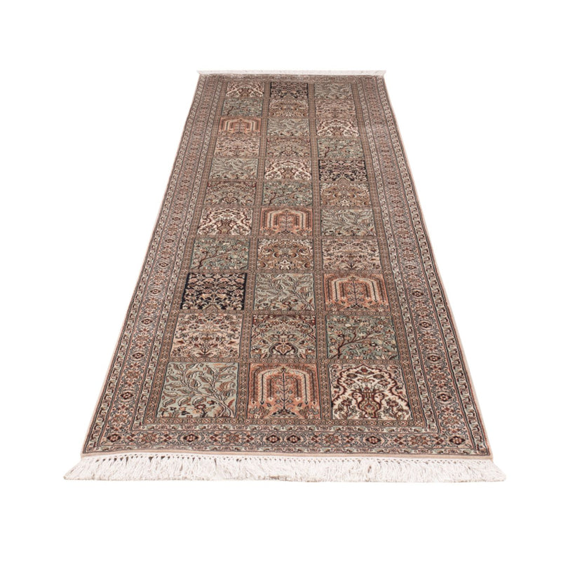 Biegacz Jedwabny dywan - Kashmir Silk - 304 x 79 cm - ciemny beż