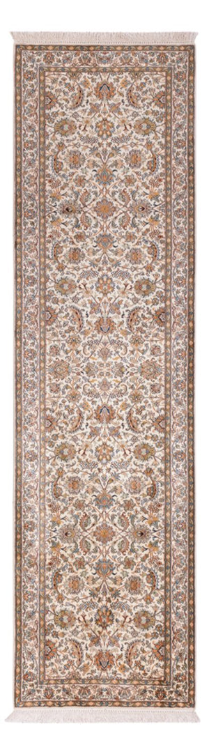 Biegacz Jedwabny dywan - Kashmir Silk - 308 x 80 cm - beżowy