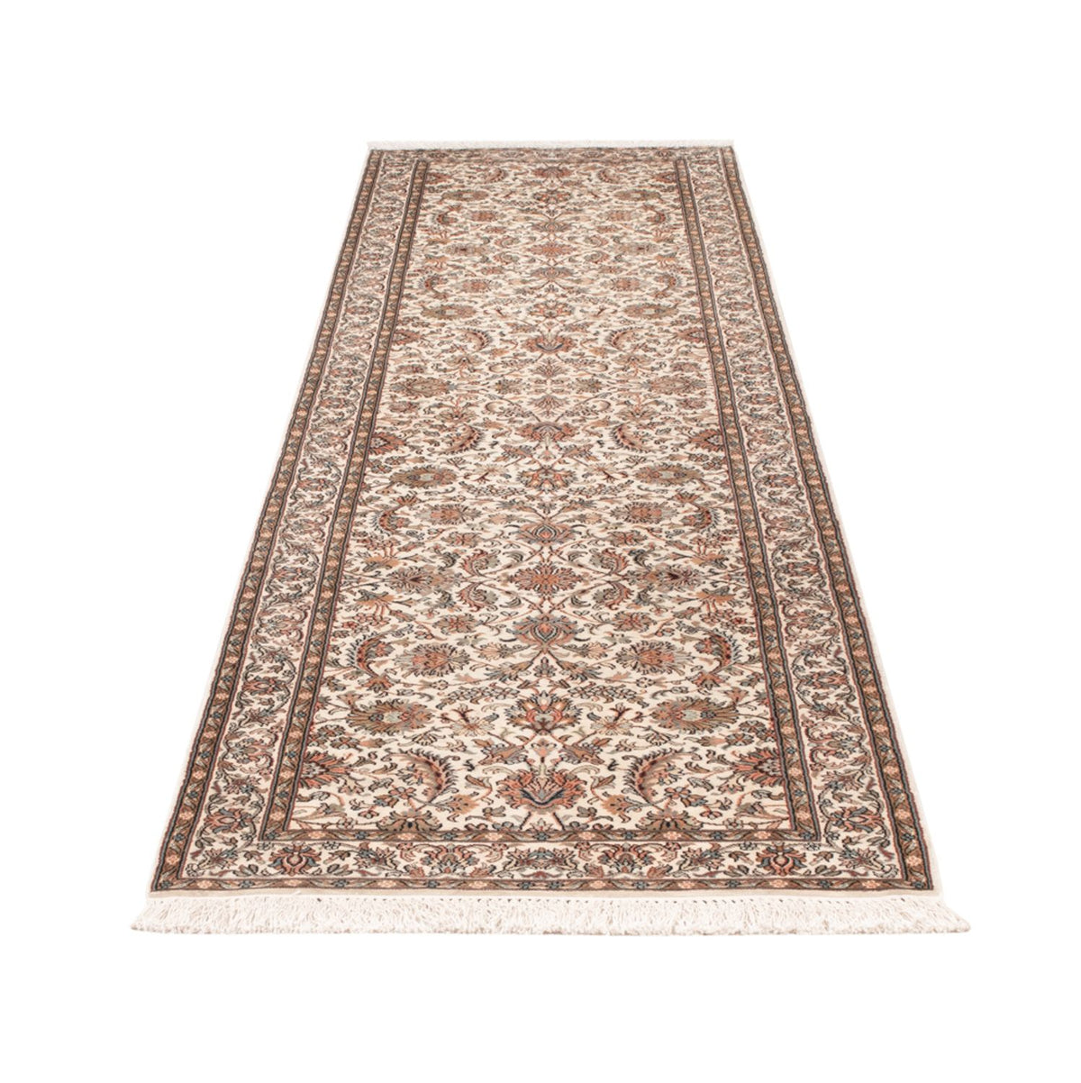 Biegacz Jedwabny dywan - Kashmir Silk - 308 x 80 cm - beżowy