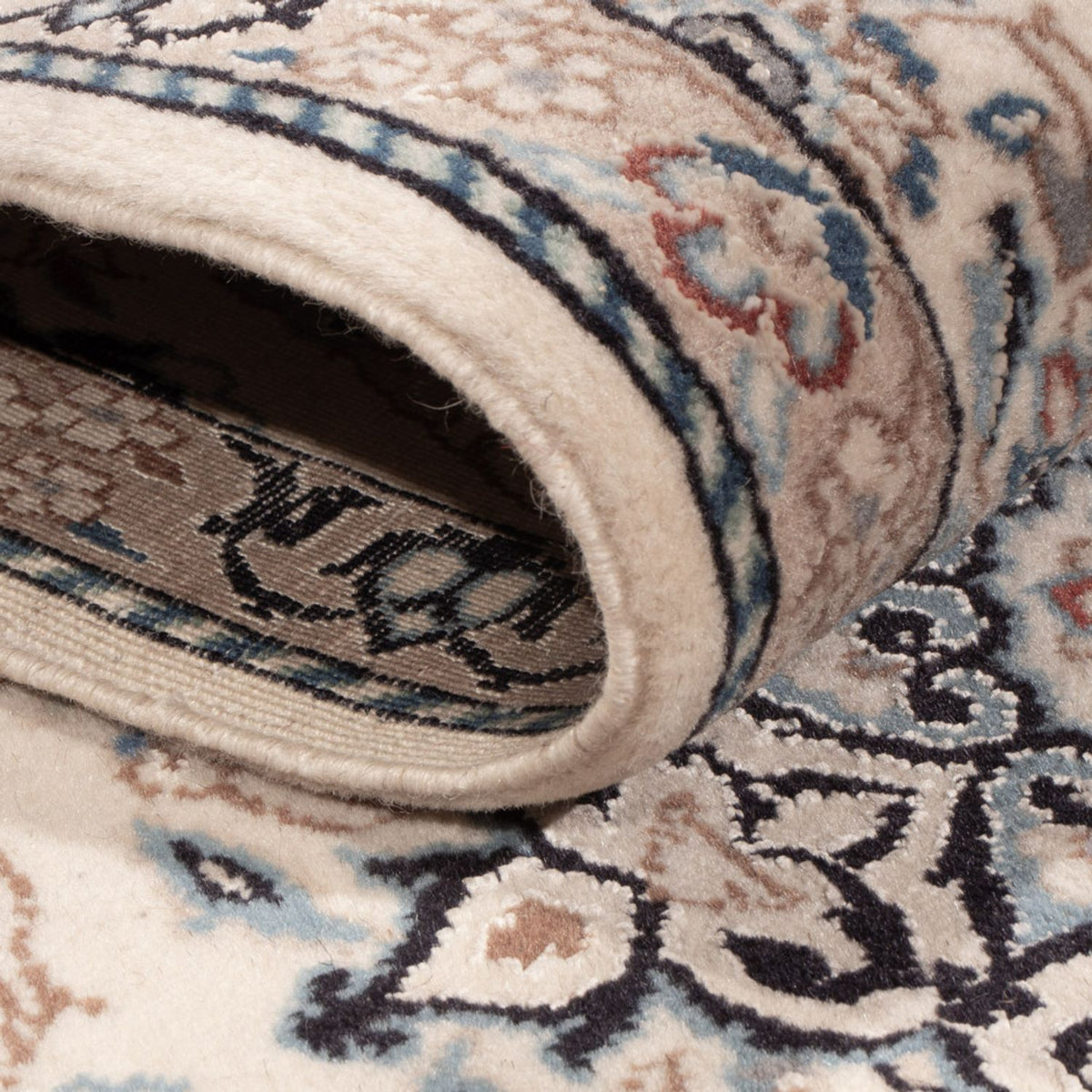 Biegacz Dywan perski - Nain - 293 x 60 cm - ciemny beż