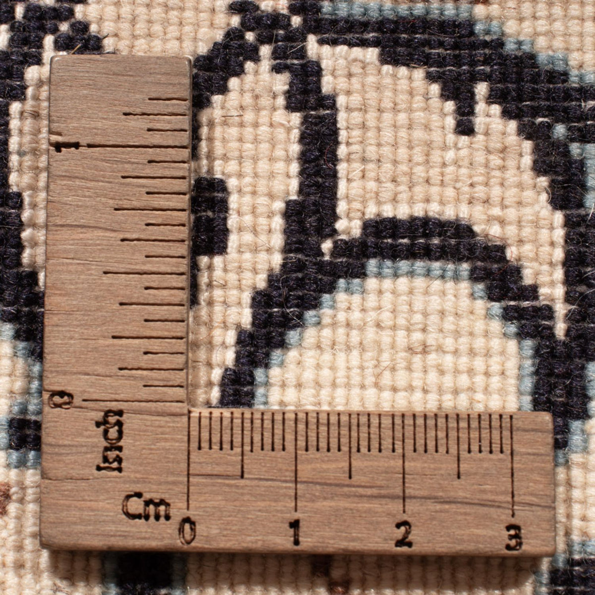 Biegacz Dywan perski - Nain - 293 x 60 cm - ciemny beż