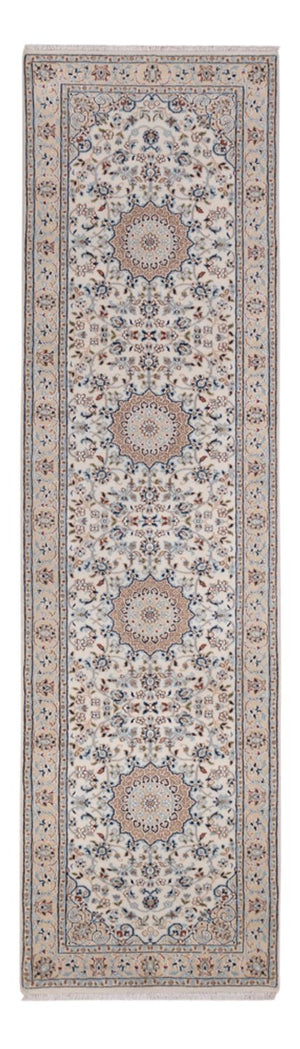 Biegacz Orientalny dywan - Nain - Indus - 307 x 80 cm - beżowy