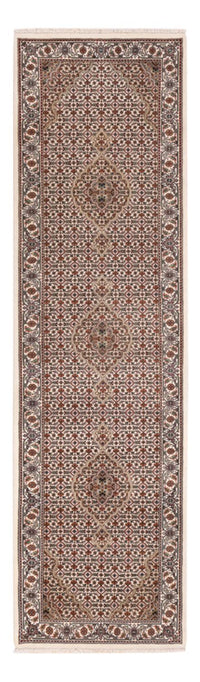Biegacz Dywan orientalny - Tabriz - 315 x 84 cm - ciemny beż