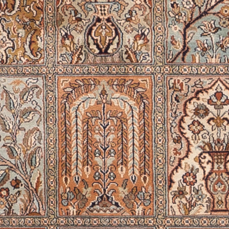 Biegacz Jedwabny dywan - Kashmir Silk - 301 x 77 cm - ciemny beż