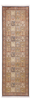Biegacz Jedwabny dywan - Kashmir Silk - 280 x 77 cm - ciemny beż